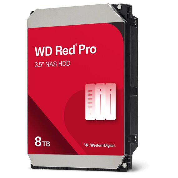 WD Red Pro 8TB 3.5" SATA NAS HDD, 256 MB, CMR