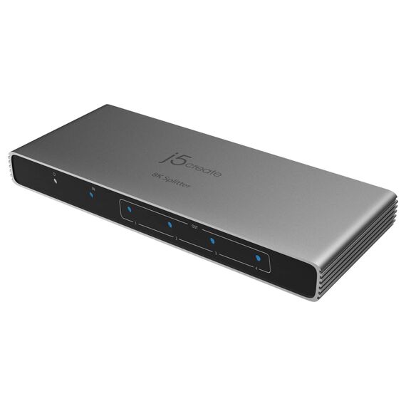 j5create 8K HDMI 2.1 1-to-4 Splitter, 4K120