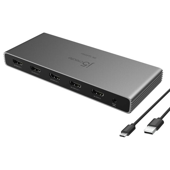 j5create 8K HDMI 2.1 1-to-4 Splitter, 4K120