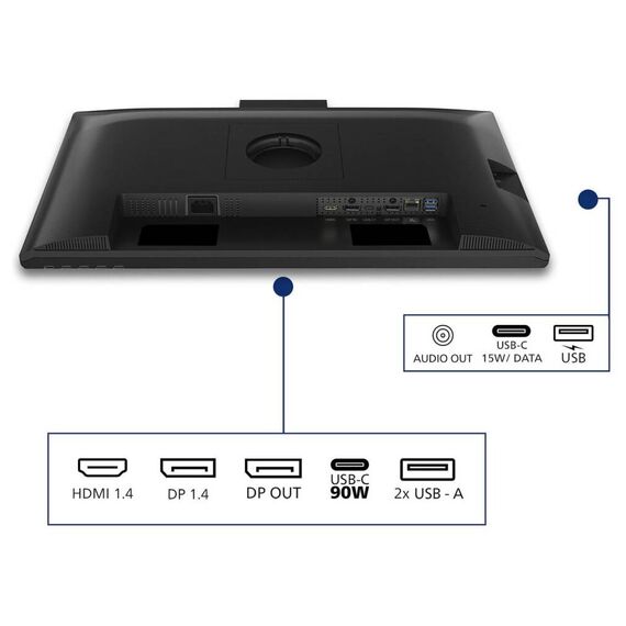 Philips 24B2U3301H-00 Business Monitor Black Webcam