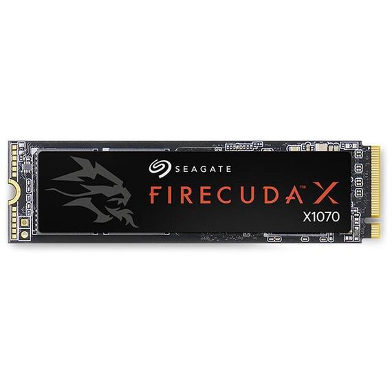 Seagate FireCuda X1070 M.2 SSD, straight-on top-label manufacturer family view; capacity-neutral image.