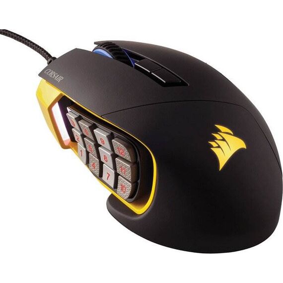 Corsair Scimitar RGB Optical MOBA-MMO Gaming Mouse, USB