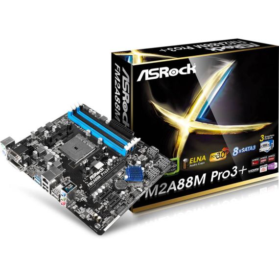 ASRock FM2A88M Pro3+ Motherboard micro ATX Socket FM2+