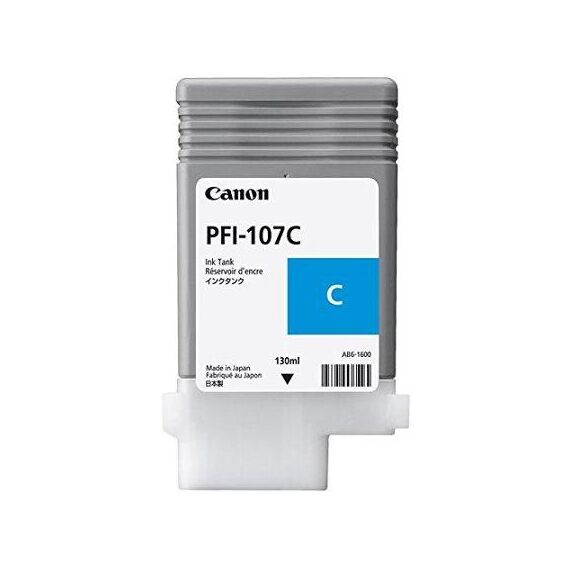 Canon PFI-107 C 130 ml cyan original ink tank