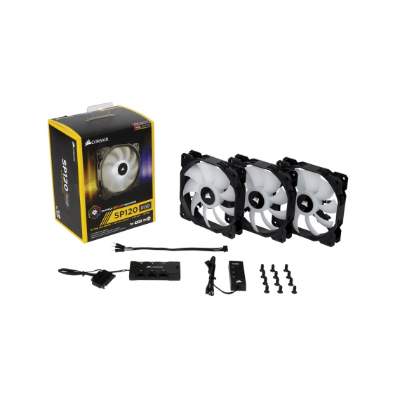 Corsair Case fan SP120 RGB LED Three Pack with Controller