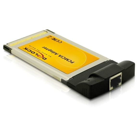 Delock PCMCIA Adapter, CardBus to Gigabit LAN
