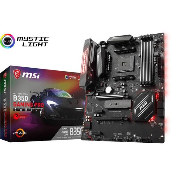 MSI B350 Gaming Pro carbon