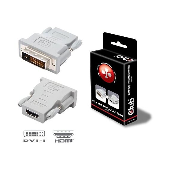 Club 3D DVI to HDMI adapter