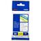 Brother TZe135 Standard adhesive white on clear | TZE135