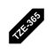 Brother TZe365 White on black Roll (3.6 cm x 8 m) - TZE365