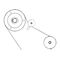 Zebra Main drive belt kit P1006066