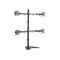 LogiLink Quad Monitor Desk Stand Stand for 4 LCD BP0046