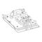 Zebra Main logic board P1014130