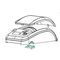 Zebra Cover Assy (d) (includes Media Window) for GX420d