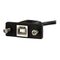 StarTech.com 90cm  Panel Mount USB Cable B FM USBPNLBFBM3