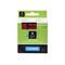 DYMO D1 Selfadhesive black on red Roll (2.4 cm x 7 m) S0720970
