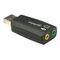 Manhattan USB-A Sound Adapter, USB-A to 3.5mm Mic-in and | 150859