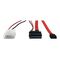 Inter-Tech - SATA cable - Slimline SATA to SATA, 2 pin | 88885264