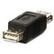 Lindy - USB gender changer - USB (F) to USB (F) - black | 71230