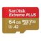 SanDisk Extreme PLUS - Flash memory card (mi | SDSQXBU-064G-GN6MA