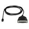StarTech.com USB C to Parallel Printer Cable DB25 ICUSBCPLLD25