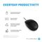 HP 125 - Mouse - wired - USB - black - for HP 34 Elite  | 265A9AA
