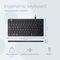 R-Go Compact Break - Keyboard - with integrated bre | RGOCODEWDWH