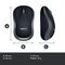 Logitech M185 - Mouse - optical - wireless - 2.4 GHz | 910-002238