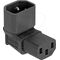 Delock - Power adapter - power IEC 60320 C13 to IEC 60320 | 80472