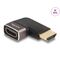Delock - High Speed - HDMI adapter with Ethernet - HDMI m | 60082