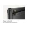 Equip Pro / Bracket / for 2 flat panels / steel / black  | 650370