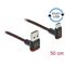 Delock Easy / USB cable / USB (M) up/down angled, reversi | 85275