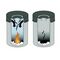 DURABLE Waste basket round 15 L steel 330501