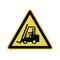 Durable 173404 Symbol warning of industrial trucks Yellow, Black