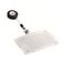 Durable Enclosed 2 Card Badge Reel Security Pass ID Holders  25 Pack  Clear