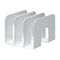 Durable TREND Magazine Stand Desk File Holder White