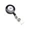 Durable Secure Retractable Clip Badge Reel for ID Cards & Keys 10 Pack Black