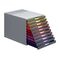 DURABLE VARICOLOR 10 Drawer cabinet 10 drawers for 761027