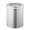 Durable Fire Extinguishing Metal Waste Bin  TUV Certified 15L Silver