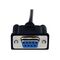 StarTech.com 1m Black DB9 RS232 Serial Null Modem SCNM9FM1MBK