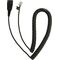 Jabra QD to RJ Coiled Cord Cisco IP 2m 8800-01-37