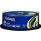 Verbatim 43489 DVD+RW 4.7GB 4x Matt Silver 25-Pack Spindle