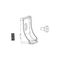 Zebra P1058930-027 ZT400 Platen Roller Retainer