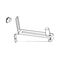 Zebra Media Hanger P1058930-043 for ZT420