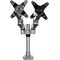 StarTech.com Desk Mount Dual Monitor Arm, 2 LCD, 13-27in, Silver
