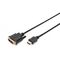 Digitus HDMI to DVI-D Adapter Cable 3m Full HD Black